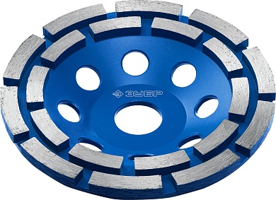 ЗУБР d 125 мм, Двухрядная алмазная шлифовальная чашка, Профессионал (33372-125)33372-125_z01
