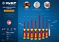ЗУБР 8 предм., Набор диэлектрических отверток, Профессионал (25268)