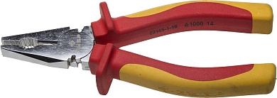 ЗУБР Профиэлектрик 160 мм, Диэлектрические комбинированные плоскогубцы, Профессионал (22145-1-16)22145-1-16