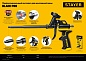 STAYER Black Pro, тефлоновый пистолет для монтажной пены (06862_z02)