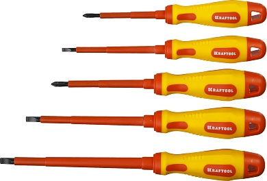 KRAFTOOL Х-Drive Electro 6 предм., Набор высоковольтных отверток (250088-H6)250088-H6
