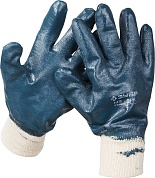 ЗУБР р.XL(10), с манжетой, с нитриловым покрытием, масло-бензостойкие, износостойкие, прочные перчатки, Профессионал (11272-XL)11272-XL