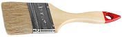 STAYER Universal 63 мм, 2,5″ светлая натуральная щетина, деревянная ручка, Плоская кисть, STANDARD (0101-063)0101-063