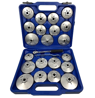 Съемники масляных фильтров алюминиевые (23 предмета) TA-A1013 AE&TTA-A1013