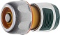 RACO Profi-Plus 3/4″, усиленный, с автостопом, из металла с TPR, для шланга, Быстросъемный соединитель (4247-55100B)
