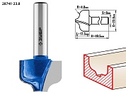 ЗУБР 23,8x16мм, радиус 4.8мм, фреза пазовая фасонная №228741-23.8
