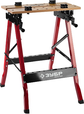 ЗУБР М-500, 605х635х795 мм, Складной столярный верстак (38726)38726