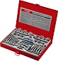 ЗУБР 35 предм., сталь 9ХС, Набор метчиков и плашек (28117-H35)