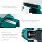 KRAFTOOL FORGE-130/150, Кованые стальные тиски с регулировкой компенсации люфта (32700-150)