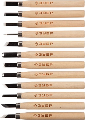ЗУБР 12 предм., Фигурные резцы (18375-H12)18375-H12