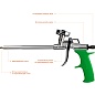 DEXX Pro Metal, металлический пистолет для монтажной пены (06868_z01)