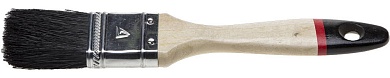 STAYER UNIVERSAL-EURO 63 мм, 2,5″ чёрная натуральная щетина, деревянная ручка, Плоская кисть (01022-063)01022-063