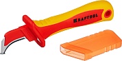 KRAFTOOL KN-7 1000В Диэлектрический нож электрика изогнутый (45400)45400