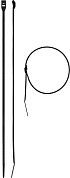 ЗУБР КОБРА 3.6 х 280 мм, нейлон РА66, кабельные стяжки с плоским замком черные, 50 шт, Профессионал (30935-36-280)30935-36-280