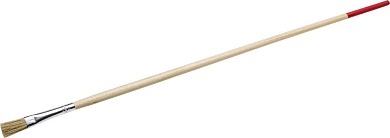 STAYER UNIVERSAL 5 мм, светлая натуральная щетина, деревянная ручка, Плоская тонкая кисть, STANDARD (0124-02)0124-02
