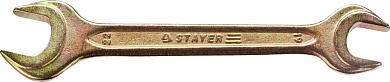 STAYER 19 x 22 мм, Рожковый гаечный ключ (27038-19-22)27038-19-22