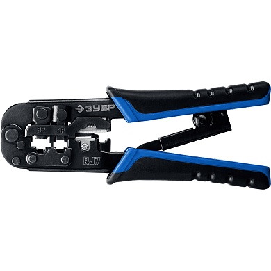 ЗУБР RJ-7 RJ45 RJ11/RJ12, Универсальный кримпер, Профессионал(22650)22650