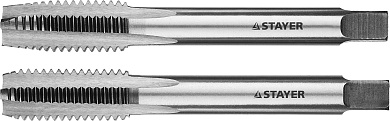 STAYER M12х1.5, 2 шт, Комплект метчиков (28025-12-1.5-H2)28025-12-1.5-H2
