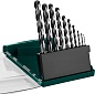KRAFTOOL HSS-G 10шт(1-10мм), Набор сверл по металлу HSS-G, сталь М2(S6-5-2)