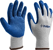 ЗУБР ЗАХВАТ, текстурированное покрытие, размер L-XL, перчатки с нитриловым обливом, Профессионал (11457-XL)11457-XL