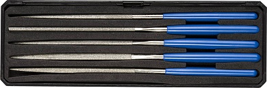 ЗУБР 160х80мм, 5 предметов P 140, Набор алмазных надфелей в пластиковом боксе, ЭКСПЕРТ (33388-160-H5)33388-160-H5