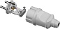 STAYER белая 16А/220В 1300Вт Вилка прямаяMAXElectro (55160-W)