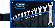 ЗУБР 12 шт, 6-32 мм, Набор рожковых гаечных ключей, Профессионал (27010-H12)27010-H12_z01