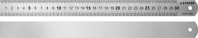 STAYER длина 0,3 м, Нержавеющая линейка (3427-030)3427-030_z01
