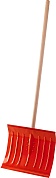 СИБИН ЛС-430, ширина 430мм, стальная, с деревянным черенком, снеговая лопата (421841)421841