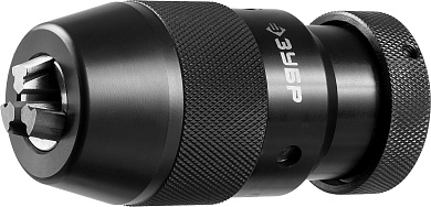 Патрон для станков, ЗУБР Профессионал 29086-16, В16мм, посадка на конус Морзе, высокоточный, быстрозажимной, D=0-16мм29086-16_z01