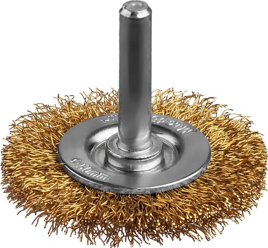 MIRAX 50 мм, витая латунированная стальная проволока, 0.3 мм, Щетка дисковая (35145-050)35145-050