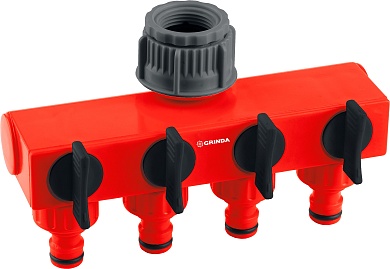 GRINDA GS-4, 3/4″-1″, четырехканальный, с внутренней резьбой, поливочный распределитель (8-426314)8-426314_z01