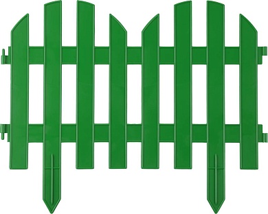 GRINDA Палисадник, размеры 28х300 см, зеленый, декоративный забор (422205-G)422205-G