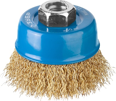 ЗУБР 60 мм, проволока, 0.3 мм, Щетка чашечная, Профессионал (3526-060)3526-060_z02