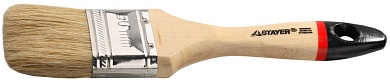 STAYER UNIVERSAL-EURO 50 мм, 2″ светлая натуральная щетина, деревянная ручка, Плоская кисть (0102-050)0102-050