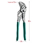 KRAFTOOL Vise-Wrench 180 мм, Клещи переставные-гаечный ключ (22063)
