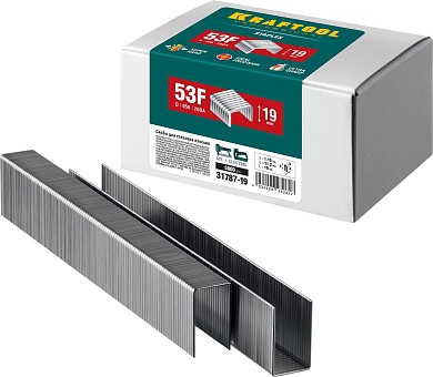 KRAFTOOL тип 20GA (53F / D / 056) 19 мм, 5000 шт, скобы для степлера (31787-19)31787-19