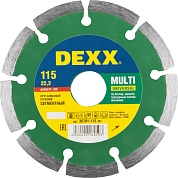 DEXX MULTI UNIVERSAL 115 мм (22.2 мм, 7х1.8 мм), алмазный диск (36701-115)36701-115_z01