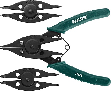 KRAFTOOL Universal 6-in-1 внешний/внутренний, 6-в-1, Съемник стопорных колец (22811)22811