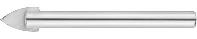 URAGAN 12 мм, 2х кромка, цилиндр хвостовик, Сверло по стеклу и кафелю (29830-12)29830-12