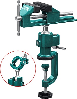 KRAFTOOL PRECISION 75 мм, Шарнирно-поворотные тиски (32711-75)32711-75