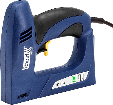 RAPID R:El.Staple Gun ESN114 для скоб тип 140 и гвоздей 300, 2-в-1, Нейлер-степлер (гвозде/скобозабиватель) электрический (5000131)5000131