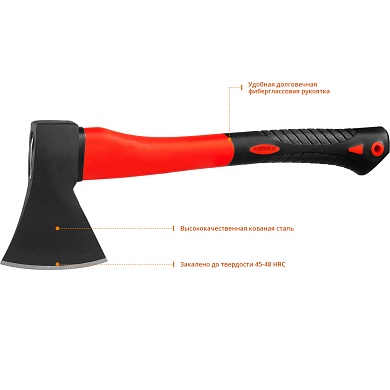 MIRAX 600/800 г, 360 мм, Топор кованый (20601-06)20601-06_z02