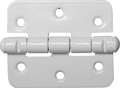 ПН-60 60x49х1.6 мм, цвет белый, карточная петля (37631-60)37631-60