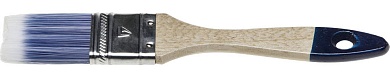 STAYER AQUA 25 мм, 1″ искусственная щетина, деревянная ручка, Плоская кисть, STANDARD (01032-025)01032-025