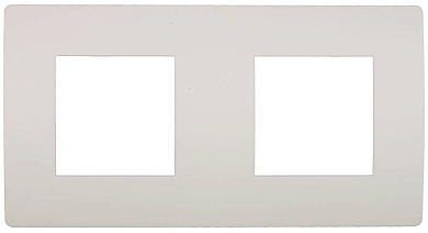 СВЕТОЗАР горизонтальная 2 гнезда, Накладная панель (SV-55210-2)SV-55210-2