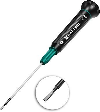 KRAFTOOL Precision SL1.5, Отвертка для точных работ (25681-1.5)25681-1.5