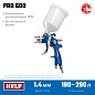 ЗУБР PRO 600, HVLP 1.4 мм, Пневматический краскопульт с верхним бачком (06563-1.4)