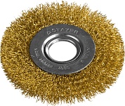 STAYER 100 мм, жгутированная стальная проволока, 0.5 мм, Щетка дисковая, PROFESSIONAL (35122-100)35122-100