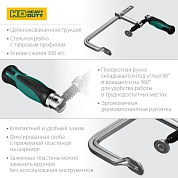 KRAFTOOL Forge FF-160/80 80х160 мм, Цельнокованая струбцина F (32014-080-160)32014-080-160